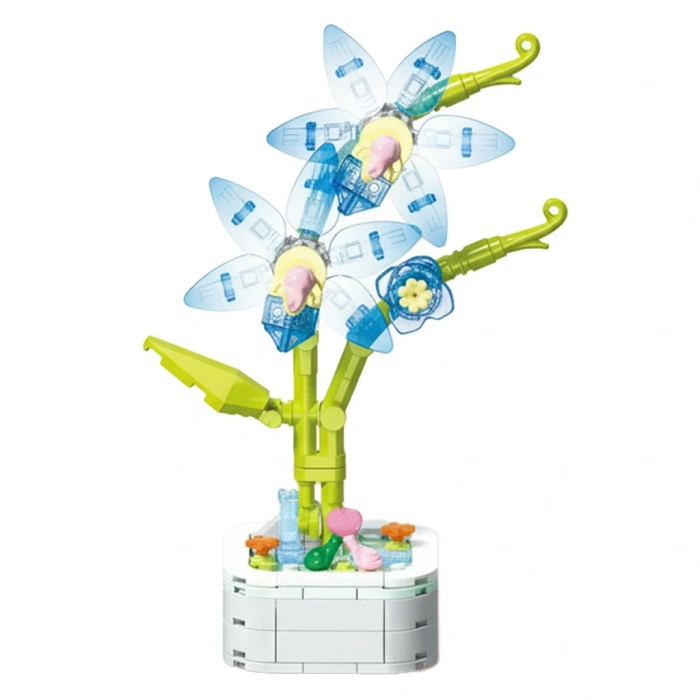 MEGA 010101BIG0M03I 8Lİ KRİSTAL ÇİÇEKLER YAPI BLOKLARI