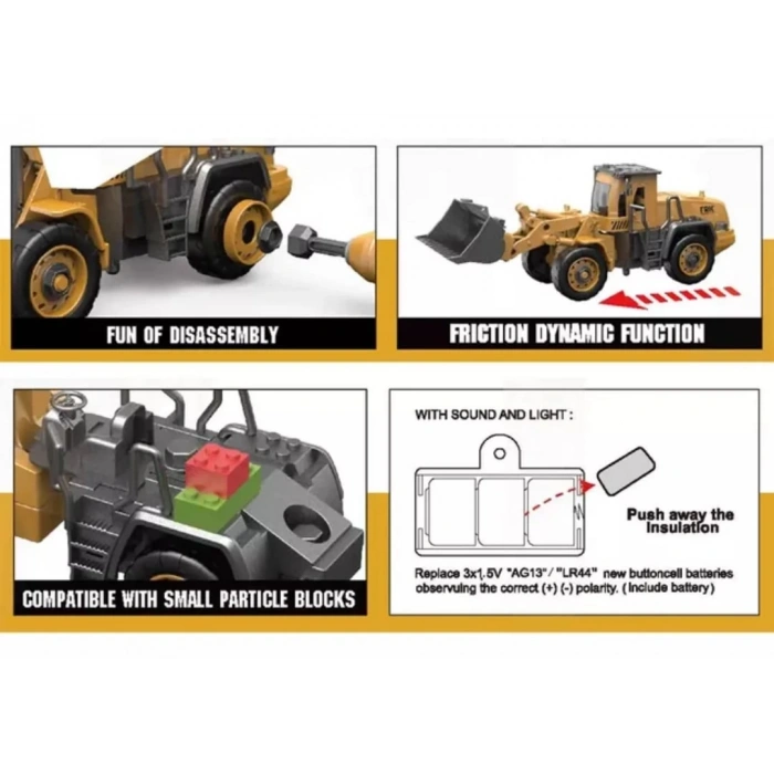 MEGA 010101BIGW9101E VİNÇ KEPÇE TIR SETİ