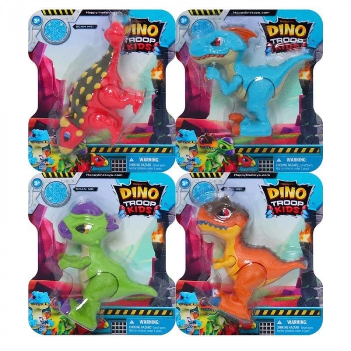 MEGA 010101HPL960219 DINOUSAUR (4 ASSORTMENTS)6 LISTER