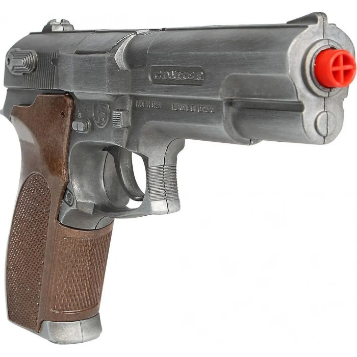 MEGA 150014GON000451 POLİCE PİSTOL 8 SHOTS  - OLD SİLVER