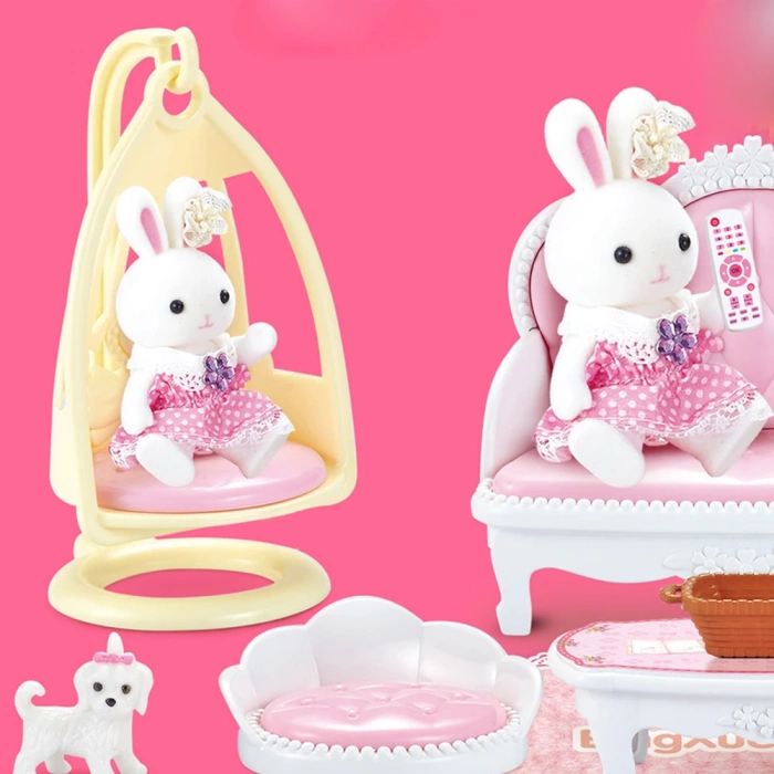 MEGA 150092BIG06619 BAY DREAMY MİNİ TAVŞAN- AİLE SETİ