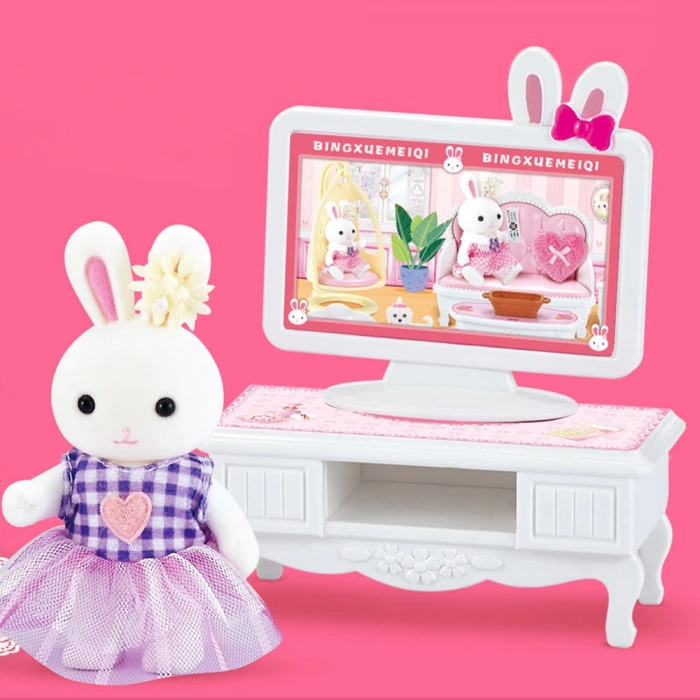 MEGA 150092BIG06619 BAY DREAMY MİNİ TAVŞAN- AİLE SETİ