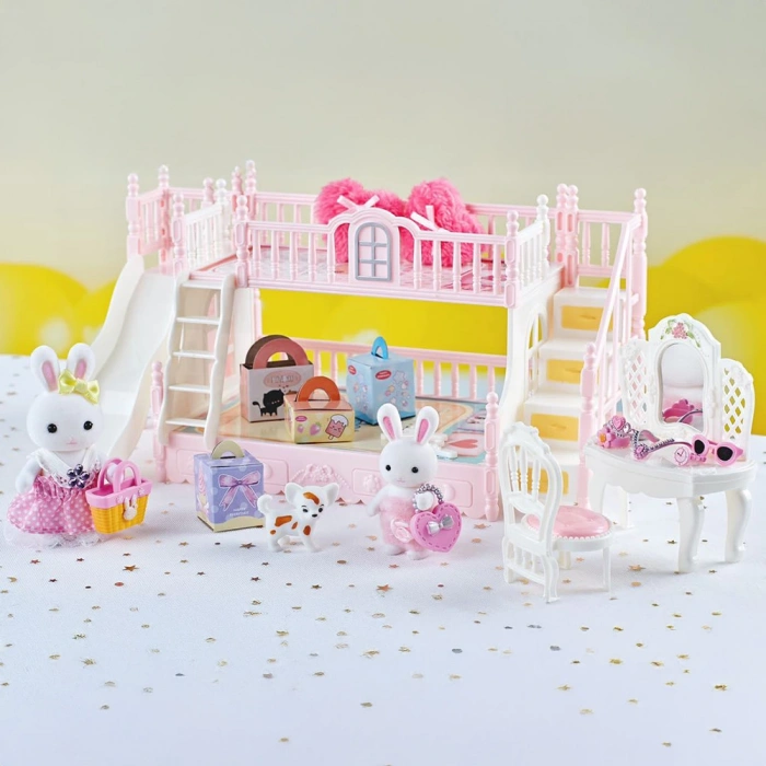 MEGA 150092BIG06638 BAY DREAMY MİNİ TAVŞAN- ÇİFT KİŞİLİK YATAK TAKIMI