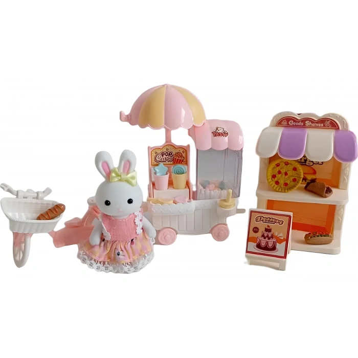 MEGA 150092BIG06693 BAY DREAMY MİNİ TAVŞAN- YEMEK SETİ