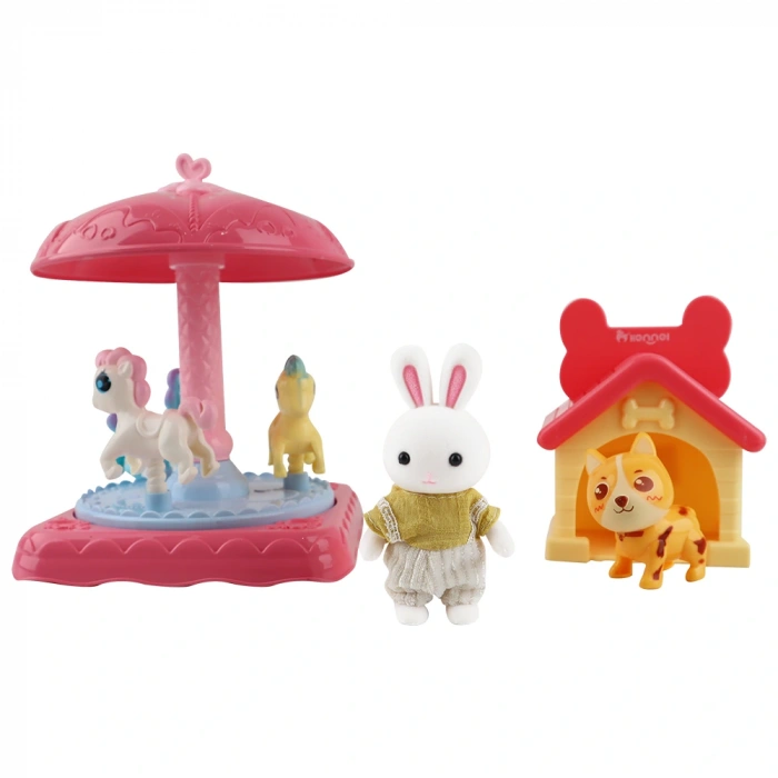 MEGA 150092BIG06702 BAY DREAMY MİNİ TAVŞAN- MUTLU EĞLENCE PARKI