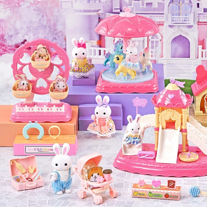 MEGA 150092BIG06702 BAY DREAMY MİNİ TAVŞAN- MUTLU EĞLENCE PARKI