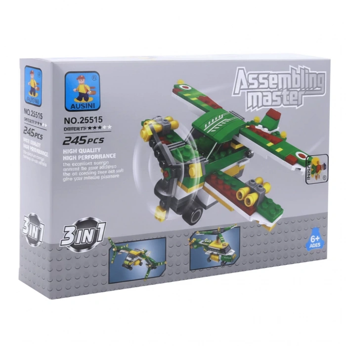 MEGA 158900BIG25515 AUSINI ASKERİ SET 3IN1 36 PARÇA