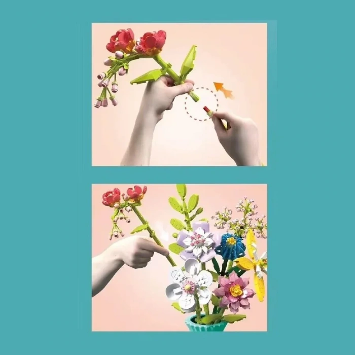 MEGA GIV093 8 Lİ BLOK ÇİÇEK 778 PARÇA