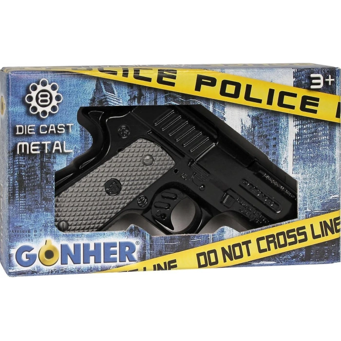 MEGA GON00466 POLİCE PİSTOL 8 SHOTS BROWN