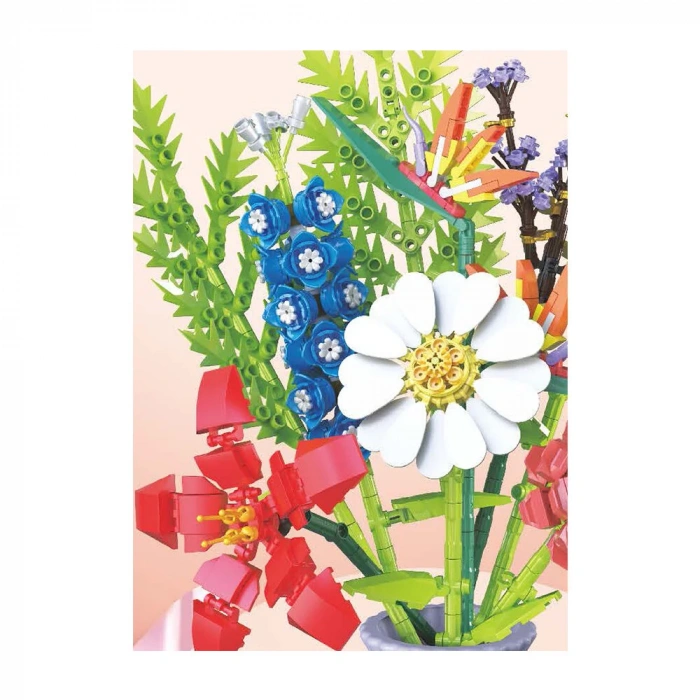 MEGA GOV096 8 Lİ BLOK ÇİÇEK 691 PARÇA