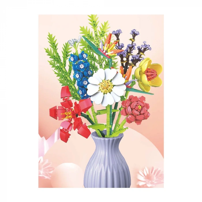 MEGA GOV096 8 Lİ BLOK ÇİÇEK 691 PARÇA