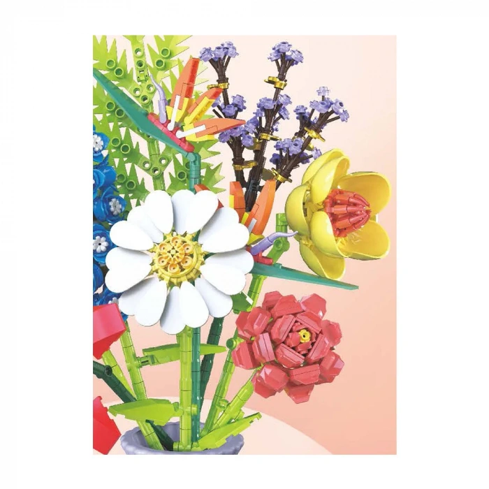 MEGA GOV096 8 Lİ BLOK ÇİÇEK 691 PARÇA