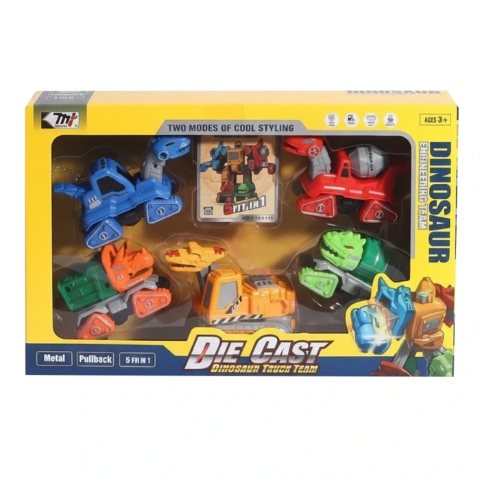 METAŞ 0783-360 5 Lİ METAL DİNAZOR SETİ