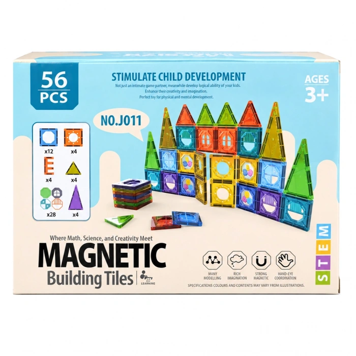 METAŞ J011 MAGNETİC BLOCKS 56 PARÇA