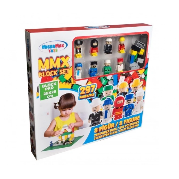 MİCROMAX MMX 288 BLOCKS + 8FİGÜR +1 PLAKA KUTULU (6)