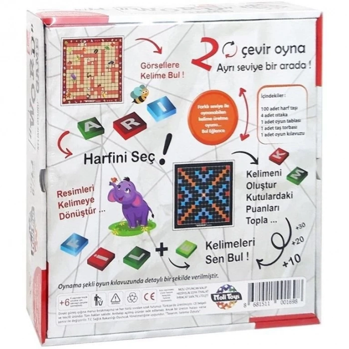 MOLİ 1698 WORD GAME KELİME OYUNU (34)