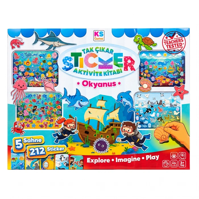 ONUR 13464 STICKER BOOK - OCEAN