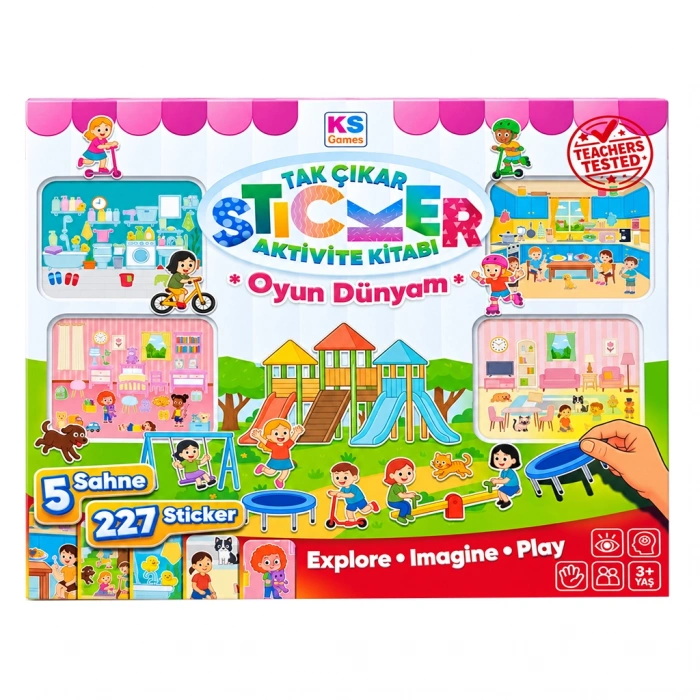 ONUR 13465 STICKER BOOK - PLAY WORLD