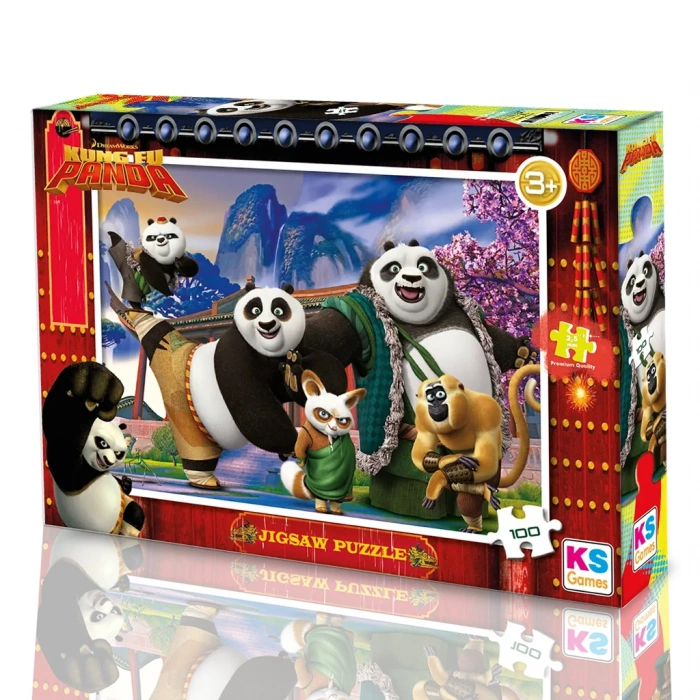 ONUR KP714 KUNG FU PANDA PUZZLE 100 PRÇ.