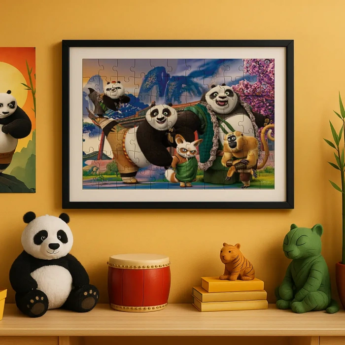 ONUR KP714 KUNG FU PANDA PUZZLE 100 PRÇ.
