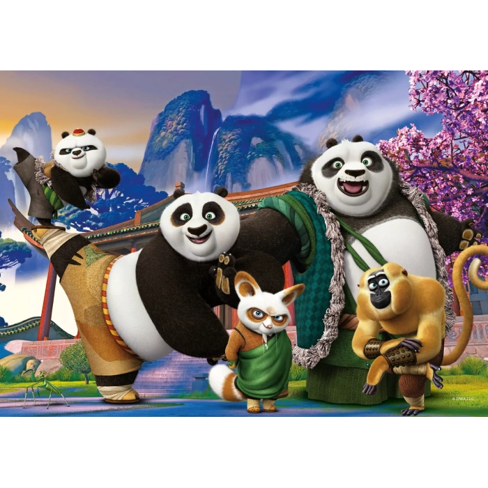 ONUR KP714 KUNG FU PANDA PUZZLE 100 PRÇ.