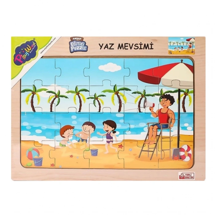 ONYIL ONY-117/118/119/120 AHŞAP EĞİTİCİ PUZZLE/YAZ MEVSİMİ