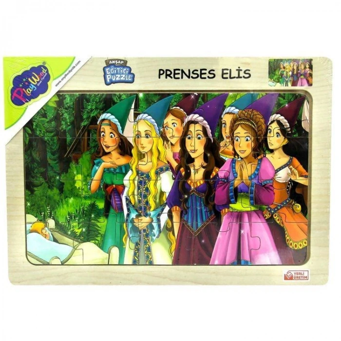 ONYIL ONY-125-126-127-128 AHŞAP EĞİTİCİ PUZZLE /PRENSES ELİS