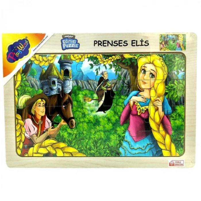 ONYIL ONY-125-126-127-128 AHŞAP EĞİTİCİ PUZZLE /PRENSES ELİS