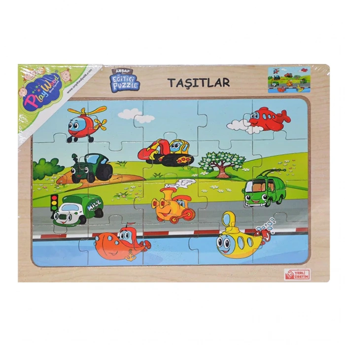 ONYIL ONY-171/172/173/174 AHŞAP EĞİTİCİ PUZZLE TAŞITLAR