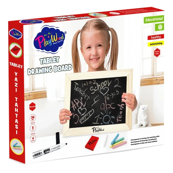 ONYIL ONY-391 KUTUDA AHŞAP TABLET YAZI TAHTASI