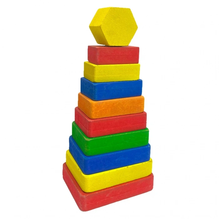 ONYIL ONY-393 AHŞAP DİKDÖRTGEN RENKLİ KULE