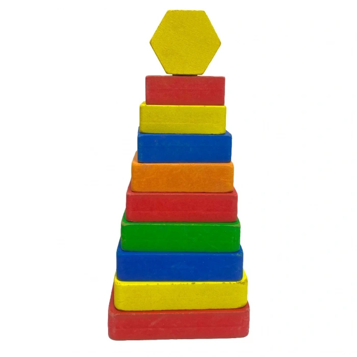 ONYIL ONY-393 AHŞAP DİKDÖRTGEN RENKLİ KULE