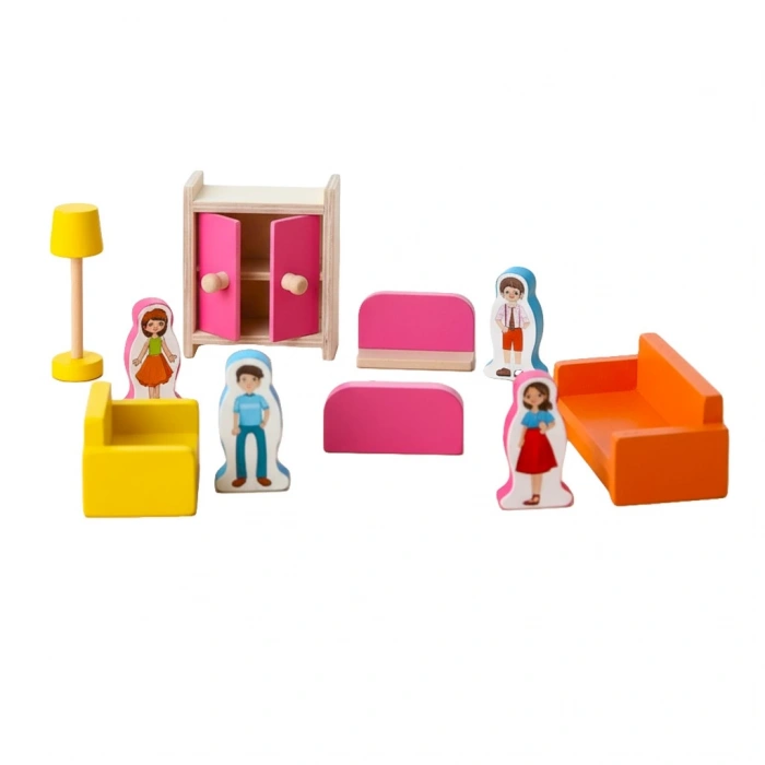 ONYIL ONY-407 KUTUDA AHŞAP MİNAYTÜR EV EŞYALARI SETİ