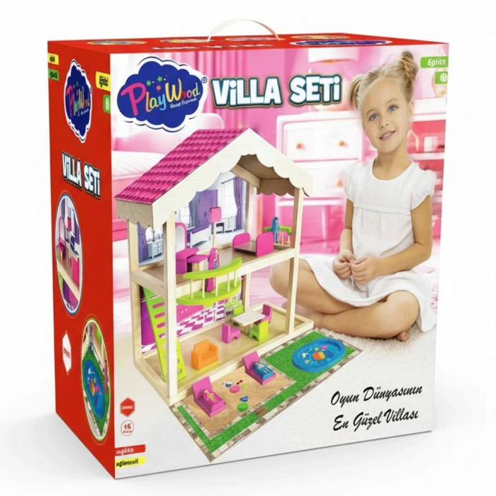 ONYIL ONY-414 KUTUDA AHŞAP VİLLA SETİ
