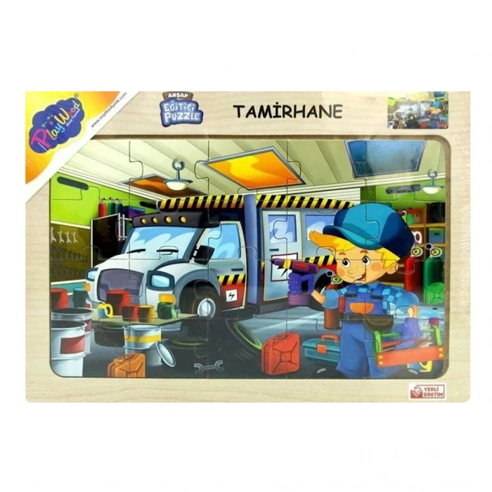 ONYIL ONY-48/49/50/51 AHŞAP EĞİTİCİ PUZZLE/TAMİRHANE