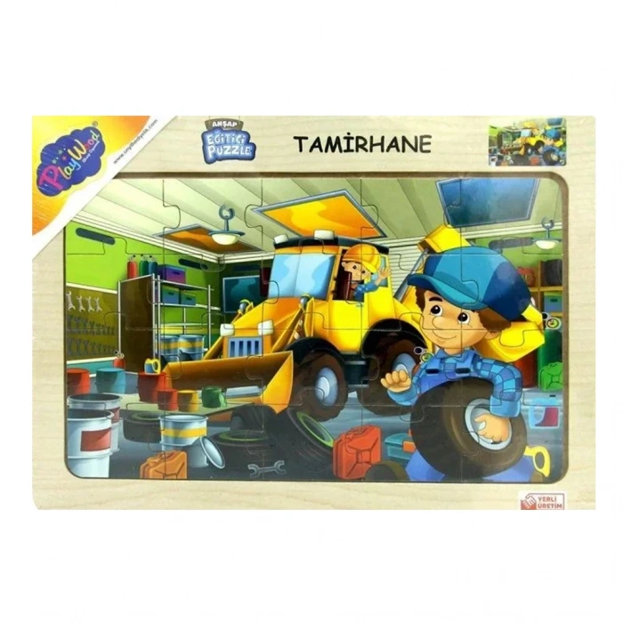 ONYIL ONY-48/49/50/51 AHŞAP EĞİTİCİ PUZZLE/TAMİRHANE