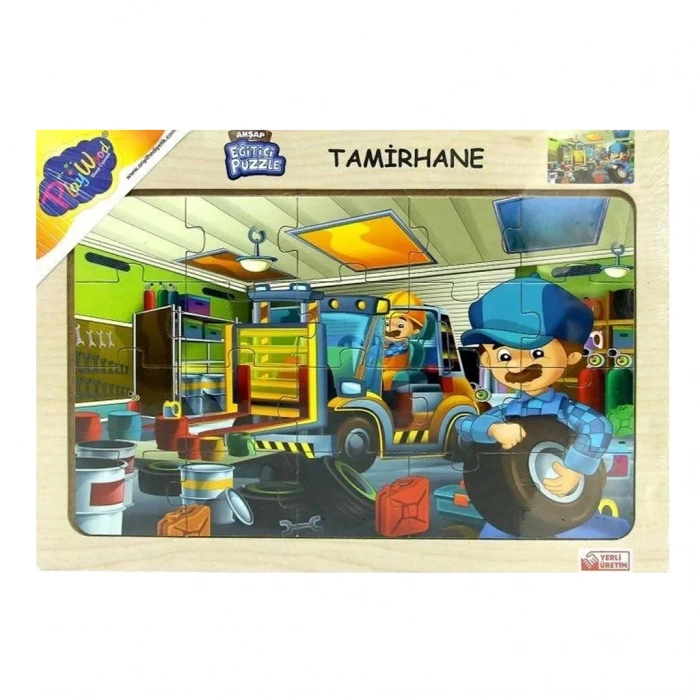 ONYIL ONY-48/49/50/51 AHŞAP EĞİTİCİ PUZZLE/TAMİRHANE