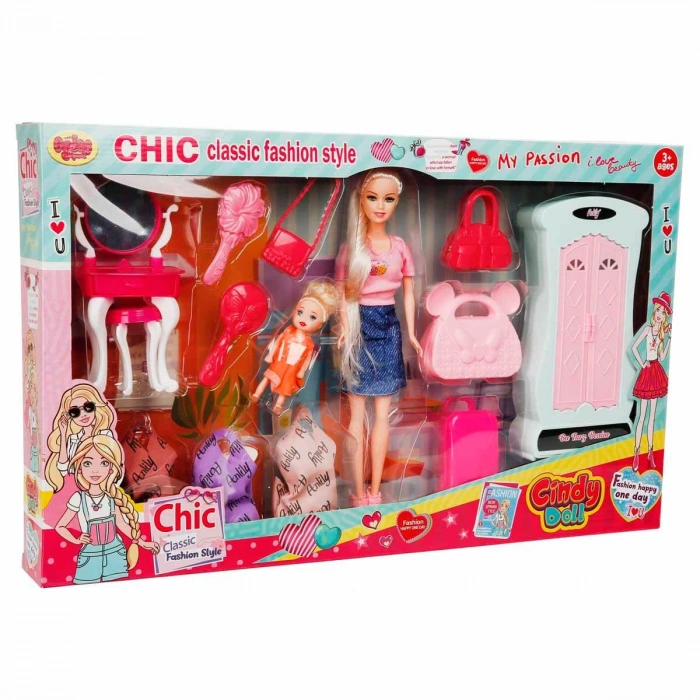 OYDAŞ 02259 ANLILY DOLAPLI BEBEK SETİ (12)