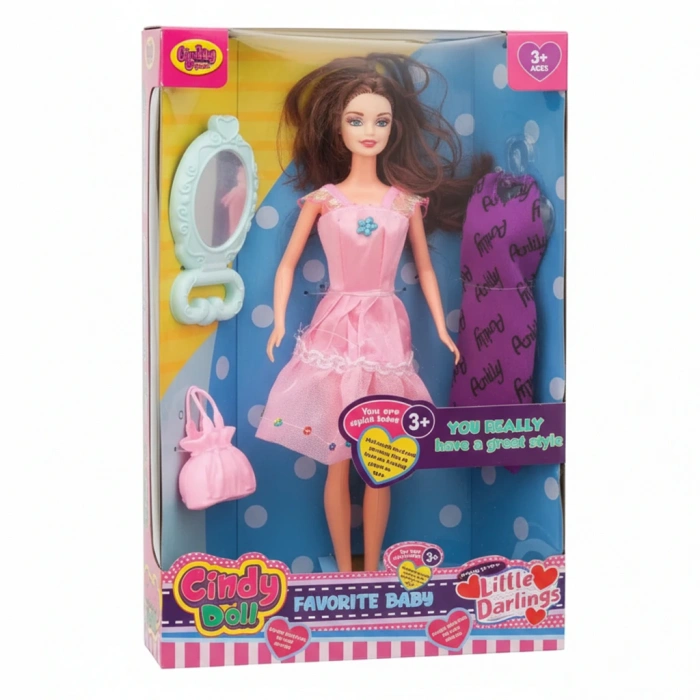 OYDAŞ 02280 ANLILY AYNALI ÇANTALI ELBİSELİ BEBEK (42)