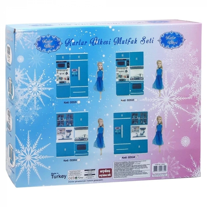 OYDAŞ 02334 KARLAR ÜLKESİ 2Lİ DOLAP LAVABO BEBEK (16)