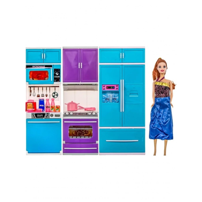 OYDAŞ 02335 KARLAR ÜLKESİ 3LÜ DOLAP BEBEKLİ (10)