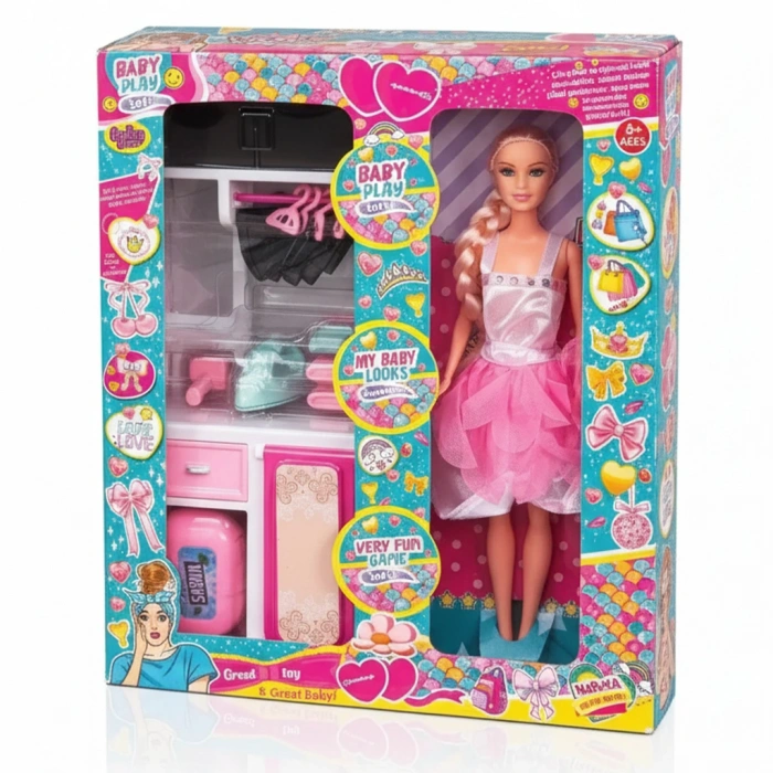 OYDAŞ 02389 ÜTÜ MASALI DOLAP BEBEKLİ (24)