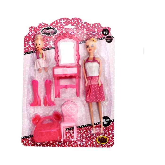 OYDAŞ 02422 ANLILY BEBEKLI MAKYAJ MASALI SET (60)