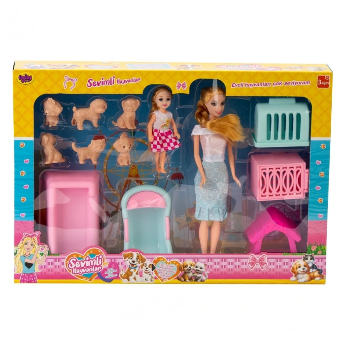 OYDAŞ 02463 KUTULU BEBEKLİ PATİ DOSTLARIM AKSESUARLI (12)