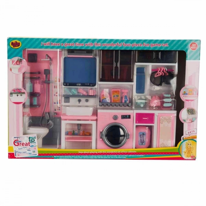 OYDAŞ OYD-02386 KUTUDA 4 LÜ YENİ BANYO SETİ (12)