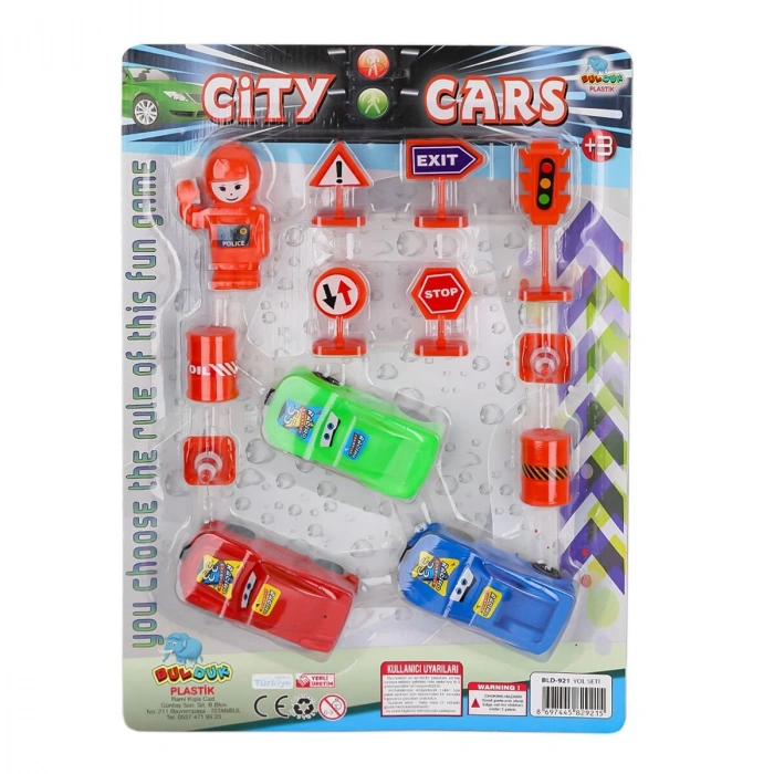 ÖZ BAYRAKTAR BLD-922 KARTELA TRAFİK SETİ (40)