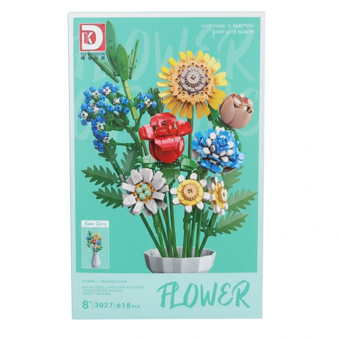 PASİFİK 3027 600 PARÇA ÇİÇEK LEGO(24)