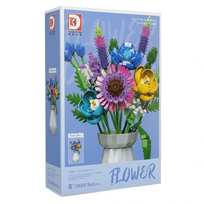 PASİFİK 3028 528 PARÇA ÇİÇEK LEGO(24A)