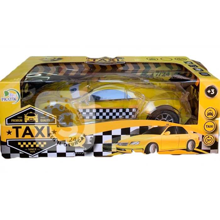 PRATİK TOYS P1080 KUTULI IŞIKLI MÜZİKLİ SARI TAKSİ (48)