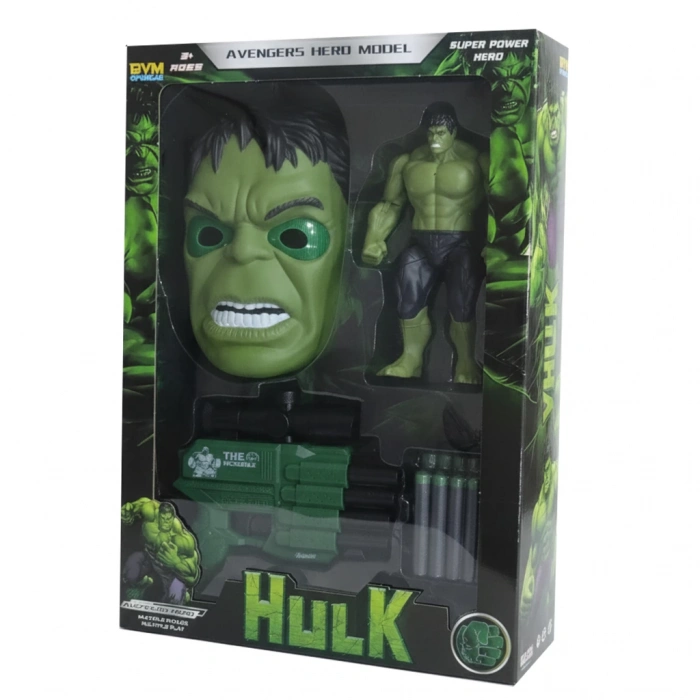 PRESTİJ 0250 KUT MASKE HULK DART ATICI SET (48)